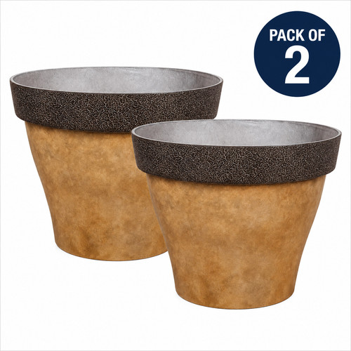 Large brown garden - x,