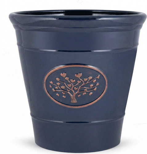 Round plastic olive - plastic, blue