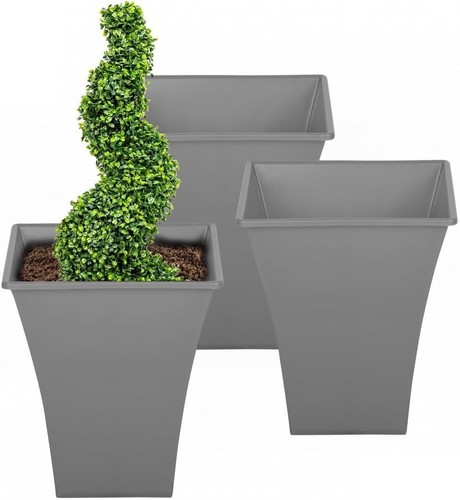 Grey large plant - grey,