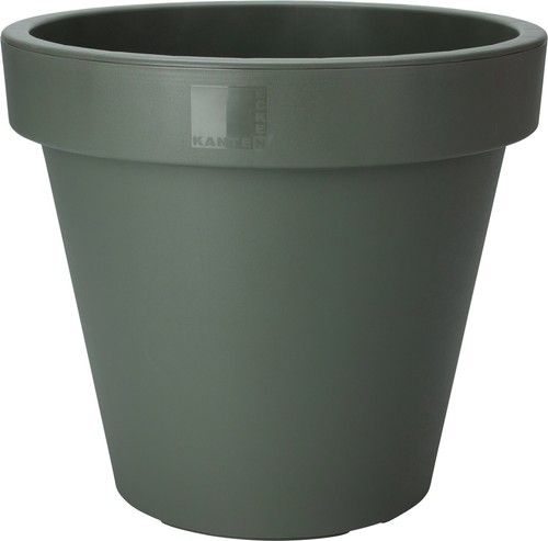 Green large plant pot round - pot,