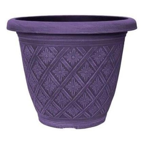 Round plastic plant pot 40cm - round,