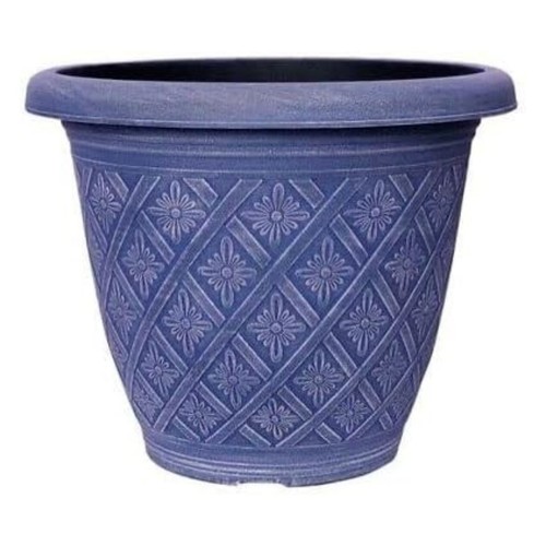 Round plastic plant pot - round, 40cm