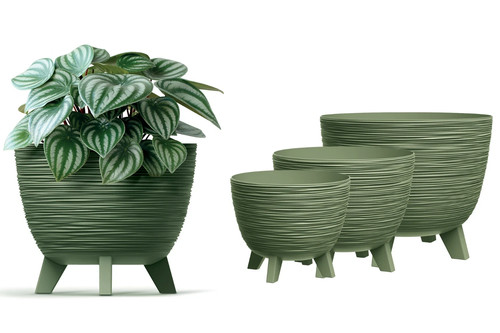Round plant pots - pots, with