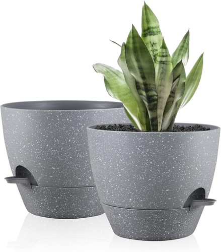 25cm self watering plant pots - 25cm, self-watering