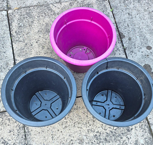 Set large plastic plant - 3,
