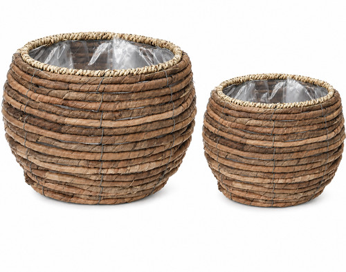 Set seagrass round plant - 2,