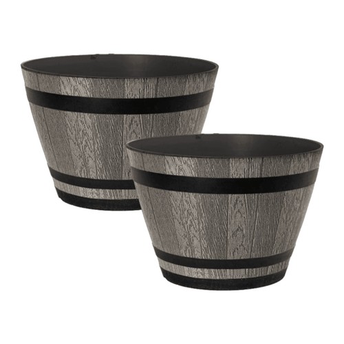 2pc plastic whiskey - 2pc, barrel