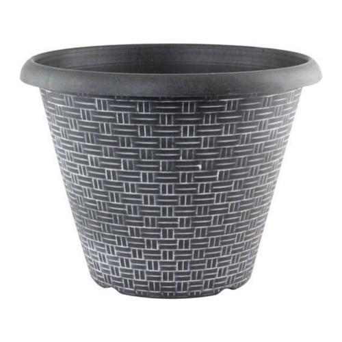Round plastic plant pot 30cm - round,