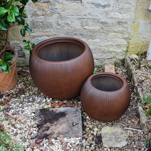 Garden pots outdoors round - outdoors, –